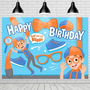 Blippi Backdrop - Blippi Party Supplies