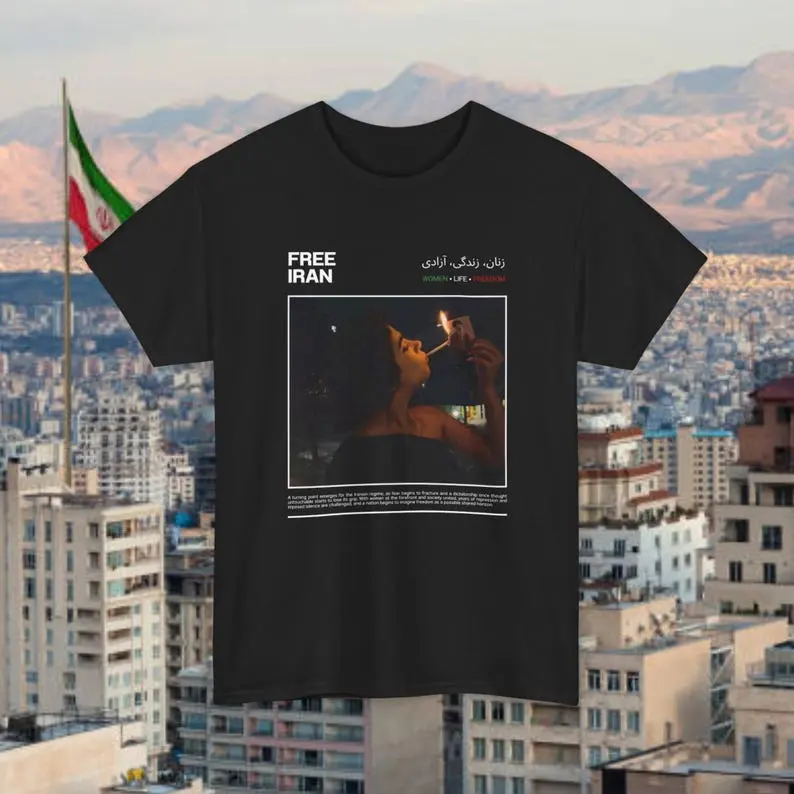 Women Life Freedom Shirt, Free Iran Protest T Shirt, Iranian Revolution Tee, Iran Resistance Art, Gift for Iranians, Persian Freedom Shirt