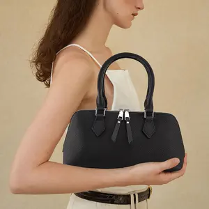 CN5014 Women's Designer Handbags Soft Leather Commuter Purse with Silver Hardware & Adjustable Straps for Everyday Essentials TikTokShopHolidayHaul