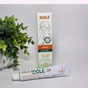Idole Gold Idole tube cream for face and body with vitamin E & Almond oil skin toning cream No2