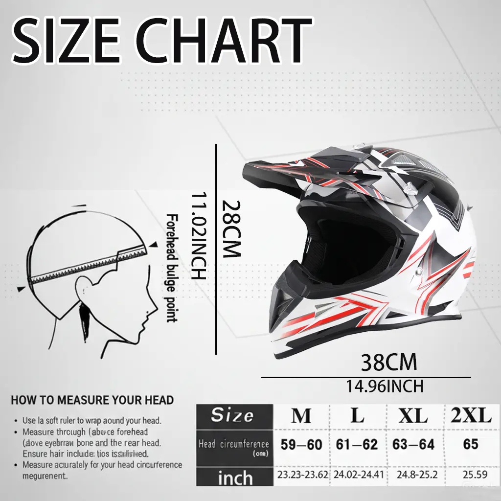 2026 Trend DOT Certified Full Face Dirtbike Helmet - Lightweight, Breathable Off-Road Biker Motocross Helmet with Adjustable Straps, Chinstrap for Adults/Youth, Full Face Helmet 2026 Trend DOT Certified Full Face Dirtbike Helmet - Lightweight, Breathable Off-Road Biker Motocross Helmet with Adjustable Straps, Chinstrap for Adults/Youth, Full Face Helmet