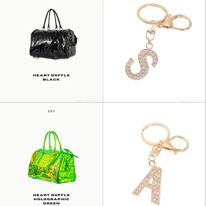 BUNDLE duffle and charm