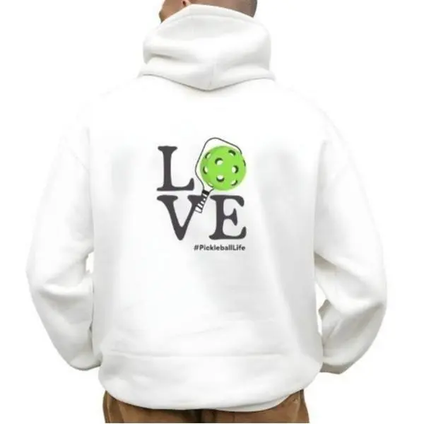 Pickle ball Hoodie Sweatshirt for Pickle-ball Lovers Gift Unisex Sporty Pullover for Pickle-ball Fans Hoodie Shirt Pickleball Comfort Sweater for Pickle-ball Fans casual unisex hoodie