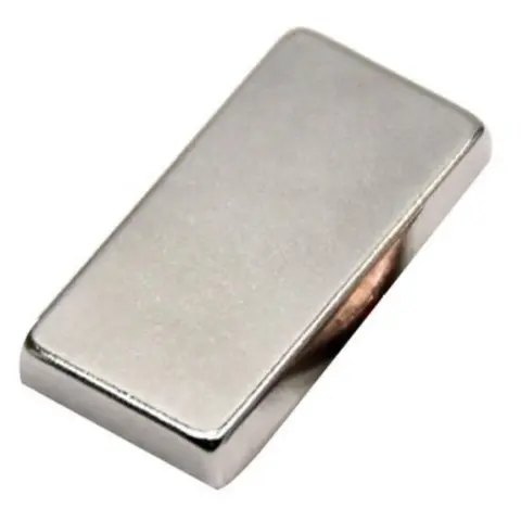 GTE N35 Grade Rare Earth Neodymium Magnet, 2x3/4x1/8 Inch Super Strong Nickel Coated Tool for Testing Precious Metals, Jewelry Gold & Silver Magnetic Screening, Neodymium Magnets Strong