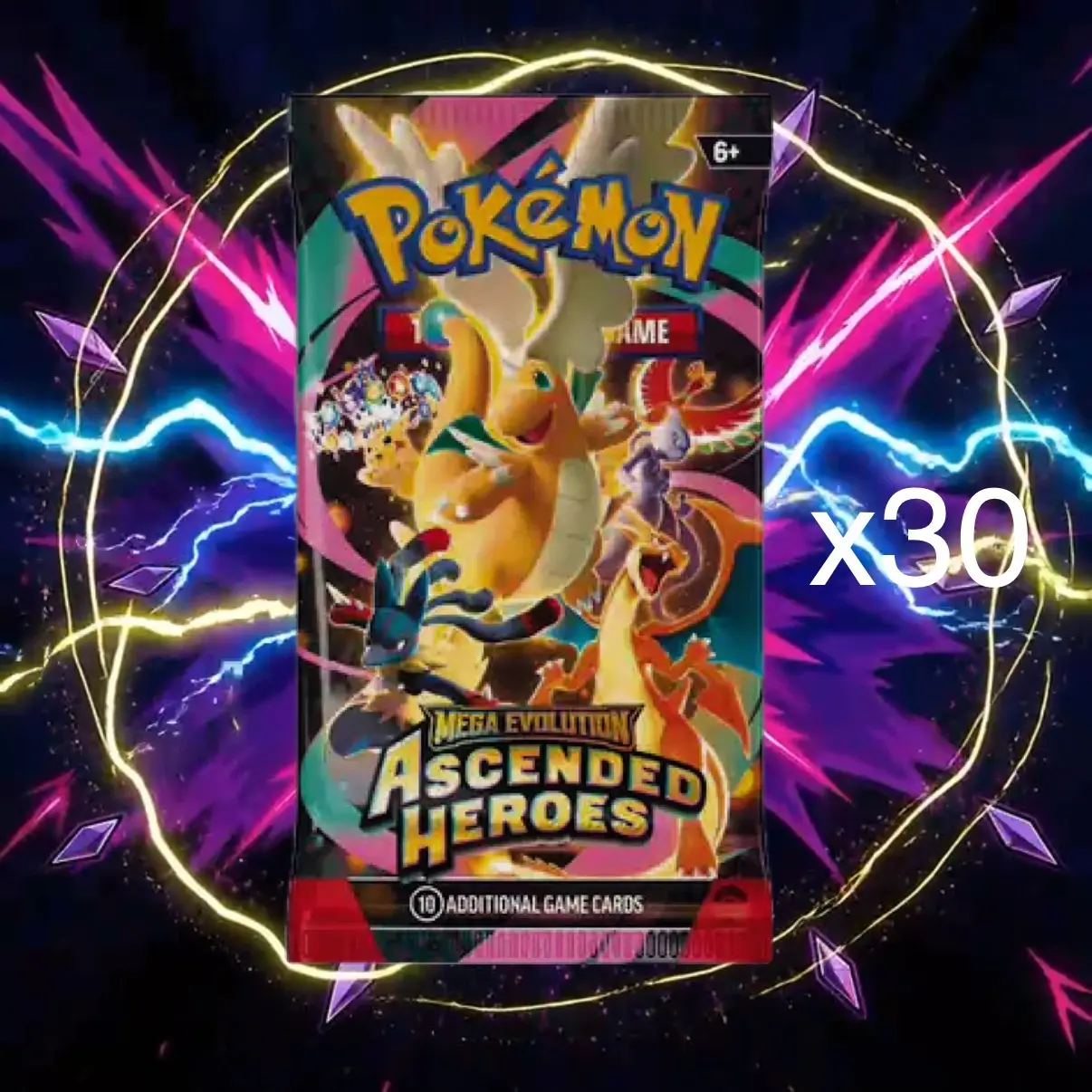 Ascended Heroes Booster Packs Lot of 30 (LIVE RIP)