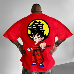 Urban Street Dragon Ball DBZ Goku Unisex Summer outfits men streetwear 80s 90s graphic tees cotton Anime funny tshirt men gifts