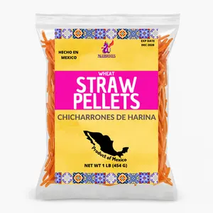 Alebrixes | Mexican Wheat Straw Pellets 1LB (454 g) | Duritos - Mexican Snack | Chicharron - Fritura De Harina Para Freir | Savory, Classic, Crispy, Mouth-Watering | Product ofMexico.