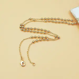 Women's Angel Cross Pendant Necklace - Gold-Tone Beaded Chain Jewelry, Vintage-Inspired Elegant Piece with Decorative Rhinestones, Angel-Themed & Rhinestone Finish Chain Jewelry Necklaces for Daily Wear, Trendy Gift for Girlfriend, Angel-Themed Necklaces