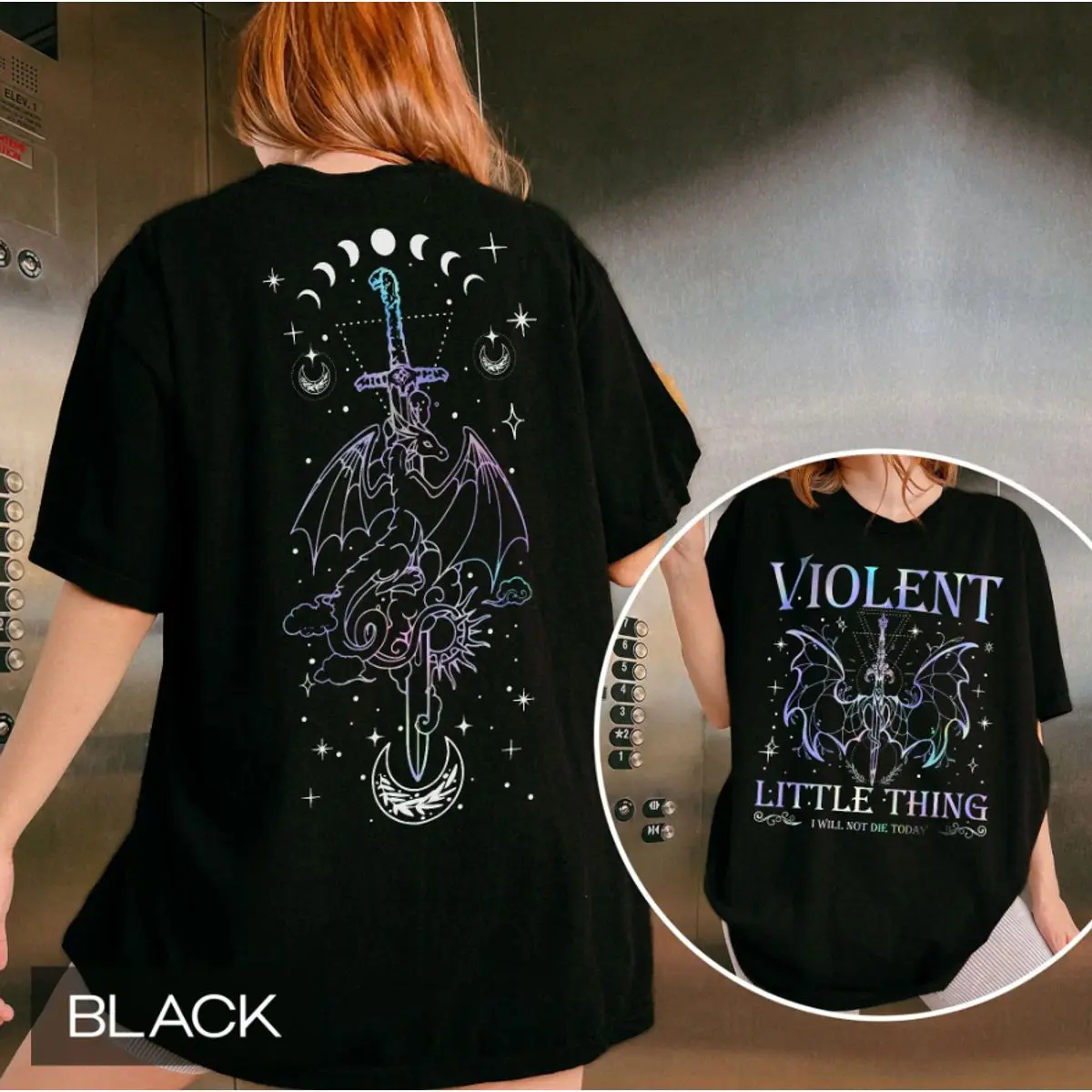 Comfort Colors Fourth Wing Shirt, Violet Sorrengail Shirts, Violent Little Thing Tshirt, Xaden Riorson Tee, Dragon Rider, Bookish Gift, Unisex Garment-Dyed Tee, Casual Clothing