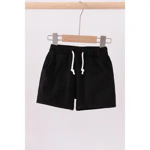 Premium Black drawstring shorts
