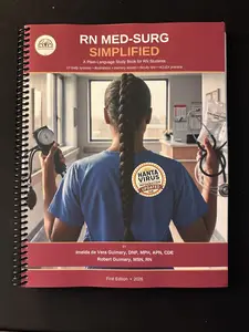 RN Medical Surgical Nursing Simplified Book - Science & Technology Medical Reference for Nursing Students