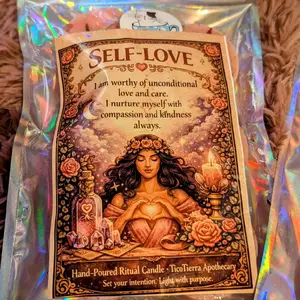 Ritual Candle Set - Hand-Poured with Compassion & Kindness for Self-Care & Intention Lighting