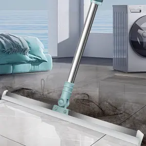 Home Magic Broom, Kitchen and Bathroom Silicone Floor Scraper, Scalable Floor Wiper, Floor Tile Mop, Pet Care Essential Cat and Dog Hair Removal Tool