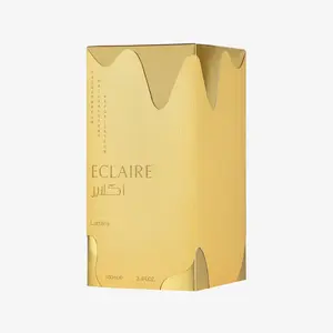 Lattafa Eclaire Banoffi EDP 100ml - Decadent Gourmand Perfume with Banana Cream & Dulce De Leche Top Notes Regular Edition Fragrance Blend
