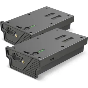 2 Pack New Reveal Lipo Lithium Battery Upgraded Solar Charge System Compatible with Reveal Cellular Trail Camera Ultra, X Gen 3.0, Pro 3.0, X, X Pro, X Gen 2.0, XB, SK