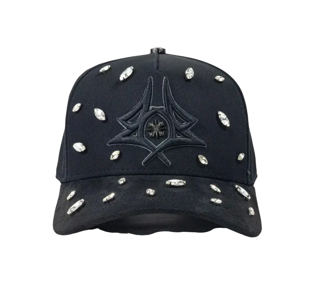 BAEZ DIAMOND BLACK SNAPBACK HAT BZDIAMONDS BLK