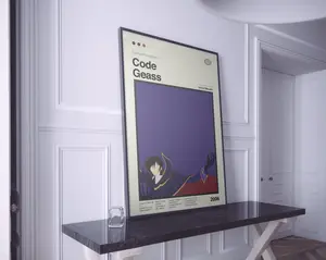 Code Geass Poster | Code Geass Print | Anime Poster | Anime Manga Art Print | Minimalist Poster | No Frame #7