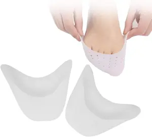 Silicone Ballet Toe Pads - Professional Dance Shoes Pads Comfort and Protection – Full Coverage Design, Breathable & Pain-Reducing – Ideal for Ballet Dancing – 1 Pair