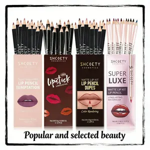 Cosmetics Bestseller Recommendations Long Lasting Matte Lip Liner Set 12Pcs Easy Coloring Tinted Lip Stain Waterproof Lip Liner for Women All Occasion Makeup Accessories Daily Essential