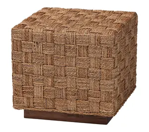 bali & pari Karina Natural Seagrass End Table