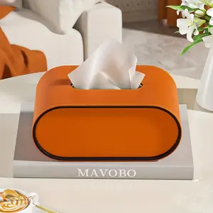 Oval tissue box lid, with a simple yet elegant design