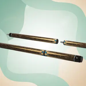 EVO Pegasus Jump Cue – Sandglow | 3-Piece, Glass Fiber Shaft, Brown Bakelite Tip, Carbon/Glass Butt, Ultra-Stiff Mini 3/8-8 Joint, 11–12 oz, 29" Hybrid Pro Taper – Agile, Precise, Powerful Jumps