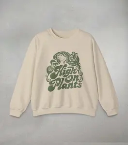 High on Plants Sweatshirts, Unisex Sweatshirts, Stoner Sweatshirts, Hippie Sweatshirts, Weed Crewnecks, Hippie Clothing, Cute sweatshirts