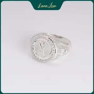 LavaJewelry, Baseball Lover's Ring, 925 Sterling Silver Ring, Baseball Ring, Silver Ring for Men
