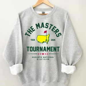 [SALE OFF 50%] 2026 The Masters Tournament Sweatshirt/Tshirt – Augusta National Golf Club Pullover, Vintage Golf Crewneck, Unisex Cotton Sweater, Perfect Gift for Golf Fans EMH