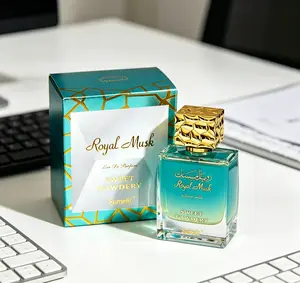 Surrati Royal Musk Unisex Eau de Parfum (EDP) - Sweet Powdery Arabian Scent, Long-Lasting Fragrance, 3.4oz (100ml)