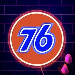 Union 76 Gasoline LED Neon Signs Wall Man Cave Bar Game Room Wall Sign Decor Gift Led Neon Lights