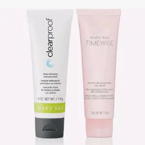 Masks for all skin types: charcoal mask and gel mask