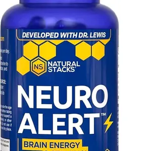 Neuro Alert Natural Dietary Vitamin Supplement, Supportive Nutrition for Amino Acid-Based Wellness 60 Vegan Capsules