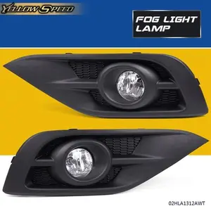 Fit For Honda CR-V CRV 12-14 Bumper Fog Light Lamps Pair+Switch+Wiring+Bulbs Truck Headlight Bracket