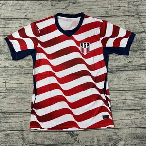 USA National Team Jersey World Cup 2026  – Unique Wave Design – Player Version Match Kit – Premium Polyester – Breathable & Athletic Fit