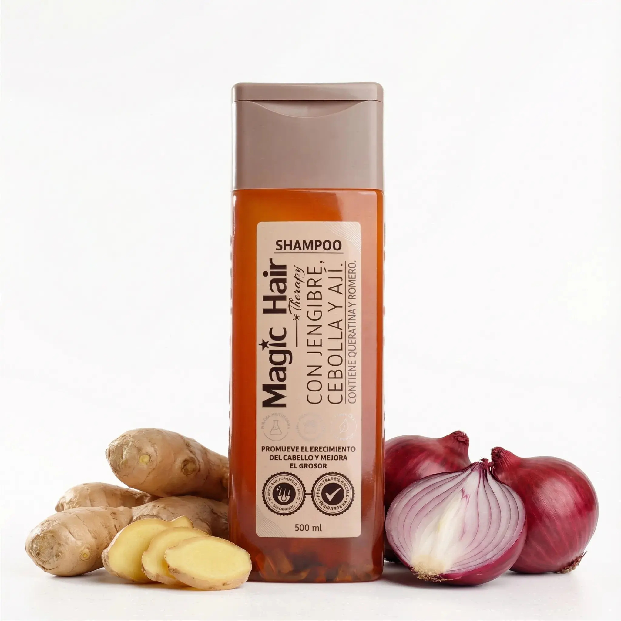 Magic Hair Shampoo de Jengibre, Cebolla y Ají x500ml