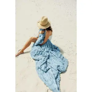 Hugs Alaskan Blue Blanket