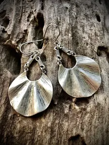 Boho Silver Dangle Earrings
