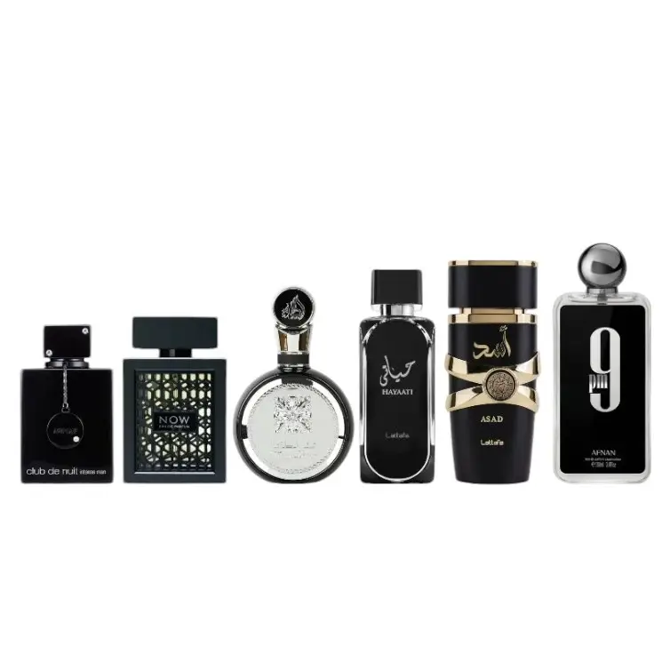 Club de Nuit + Rave Now + Fakhar + Hayaati + Asad + 9 PM Black Bundle | Eau De Parfum | 100 ML - 3.4 oz | Bergamot - Citrus & Vanilla Notes