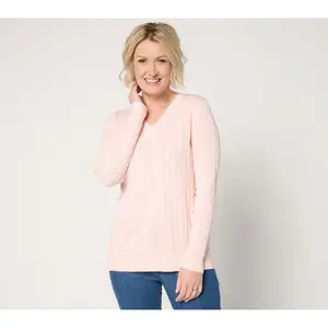 Belle by Kim Gravel Shine into Spring V Neck Sweater
