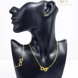 86 Infinity Heart Love Set – 14K Laminated Gold