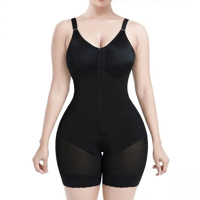 Women’s  Colombianas shapewear  Tummy Control Butt Lifter Shaper with Zipper Crotch detachable shoulder strap SpringStatements