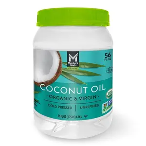 Member’s Mark Organic Virgin Coconut Oil, 56 oz – Cold-Pressed Unrefined Coconut Oil, USDA Organic, Multipurpose Cooking & Beauty Oil, Large Family Size Jar