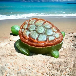 Sea turtle trinket box / jar