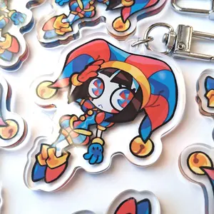 Pomni The Amazing Digital Circus Keychain | TADC Keychain | Perfect for Backpacks, Keys and Gifts | High Quality and Customer Favorite Items