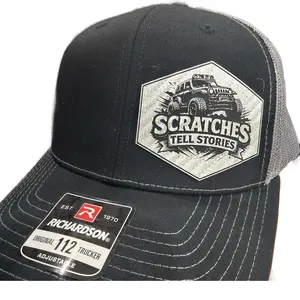 Scratches tell stories, jeep hat