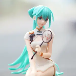Future Vocaloid Figure Car Dashboard Decoration, Classical Creative Doll for Auto Interior, Unique Girl Ornament, No Choking Hazard