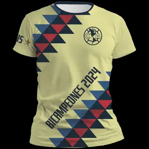 Liga MX Football Jersey Playera America Bicampeon 24, Champions Soccer Jersey, Gift For Fans, Football Team Uniform, Men Soccer Gear, Sport Apparel