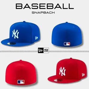 New Era MLB New York Yankees 9FIFTY Snapback Hat, Flat Brim High Crown Design, Premium Cotton Fabric, Raised Embroidered Logo, Adjustable Snapback Hat for Men Women, Urban Streetwear Cap, Gorras Urbanas