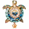 3D Wooden Clock Puzzle Kit - 8 styles,Dragon, Dachshund, Butterfly, Owl ,Turtle Designs & Halloween Cottage, DIY Roman Numeral Pendulum Clock, Interactive Multi-Piece Classic 3-D Puzzles, Boredom Buster, Unique Gifts, Creative Desk & Home Decor